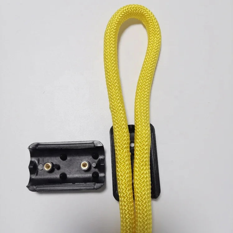 Matt Black Double Ends Rope Clamp for 10mm Ropes in Plastic Nylon