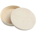 Eco-friendly Wooden Round Grazing Box Disposable Food Containers Fruit Cheese Boards Platter Christmas Gift Packaging Box