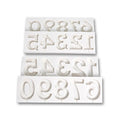 YS 0-9 Numbers Birthday Digital Molds Lollipop Mould Birthday Cake Decoration Candle Mold DIY Chocolate Silicone Mold Cake Tools