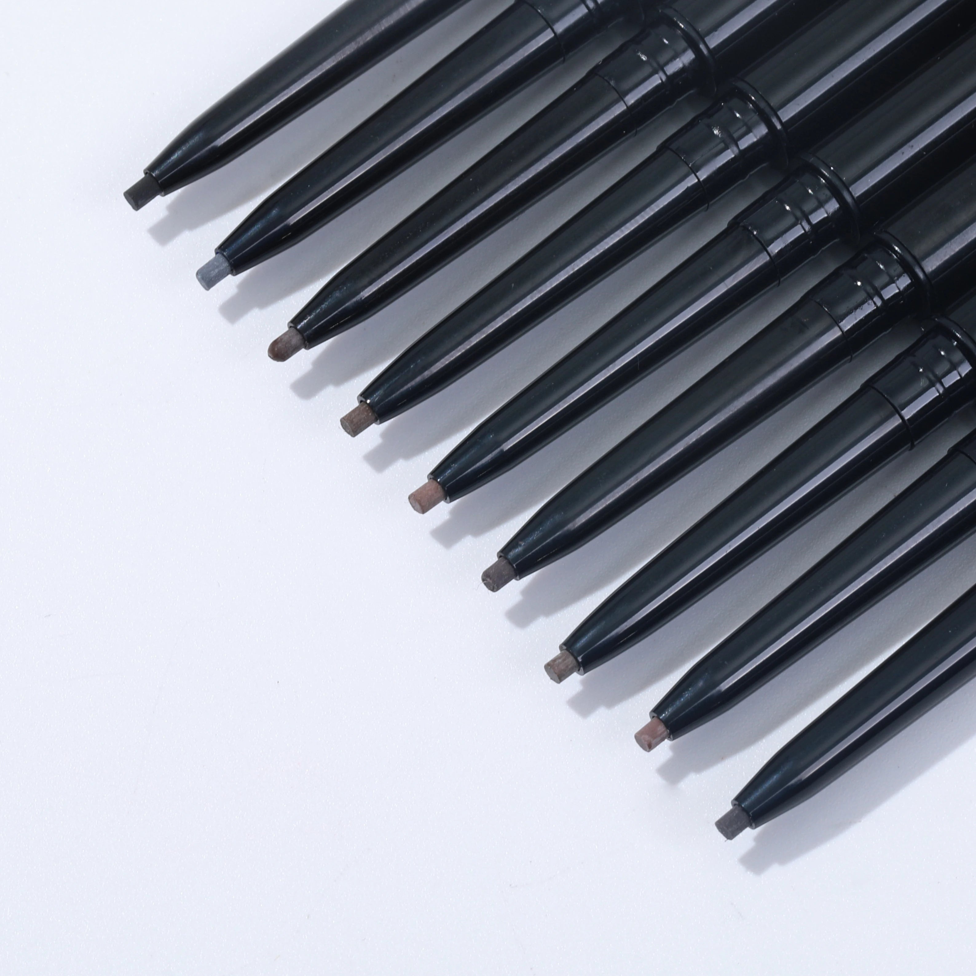 Makeup Ready Goods Cheap 9 Colors Waterproof Long Lasting Soft Not Easy to Broke Women Eyebrow Pencil