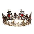 Factory Wholesale Baroque Crown Headdress Color Wedding Bride Accessories High Quality Party Gift Birthday Jewelry Crown