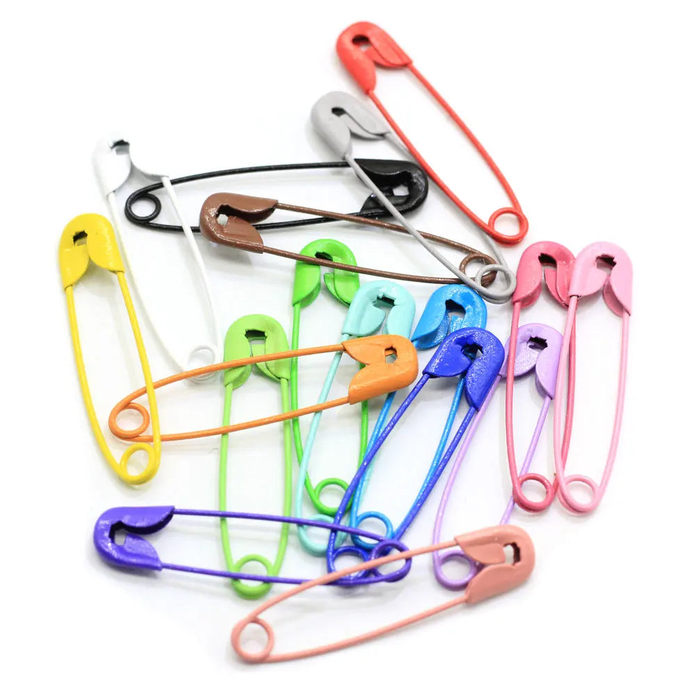 Hot Selling Pastel Candy Color Safety Pin Knitting Cross Pins Sewing Needle Craft Accessories DIY Sewing Tools for Garment