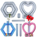Vase Plant Holder Propagation Tubes Station Hydroponic Silicon Mould Cultivation Water Plant Flower Pot Silicone Resin Mold