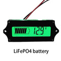 12V 24V 36V LiFePO4 Battery Capacity Indicator 4S 8S 12S Power Level Tester Monitor Voltmeter Meter LCD Display EBike 8-70V