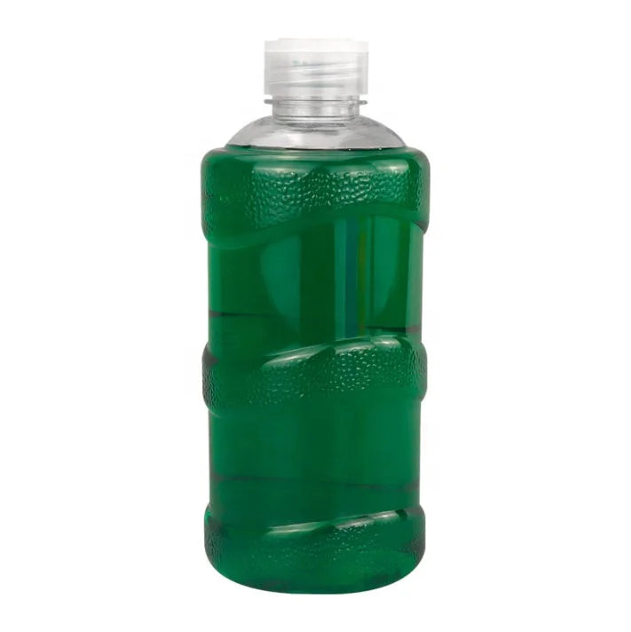 Portable food grade plastic bucket with handle 1000ml plastic bottles for drinks