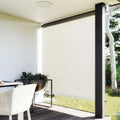 Electric Sunscreen Windproof Waterproof Color Blackout Fabric Tubular Motor Roller Blind Zip Screen