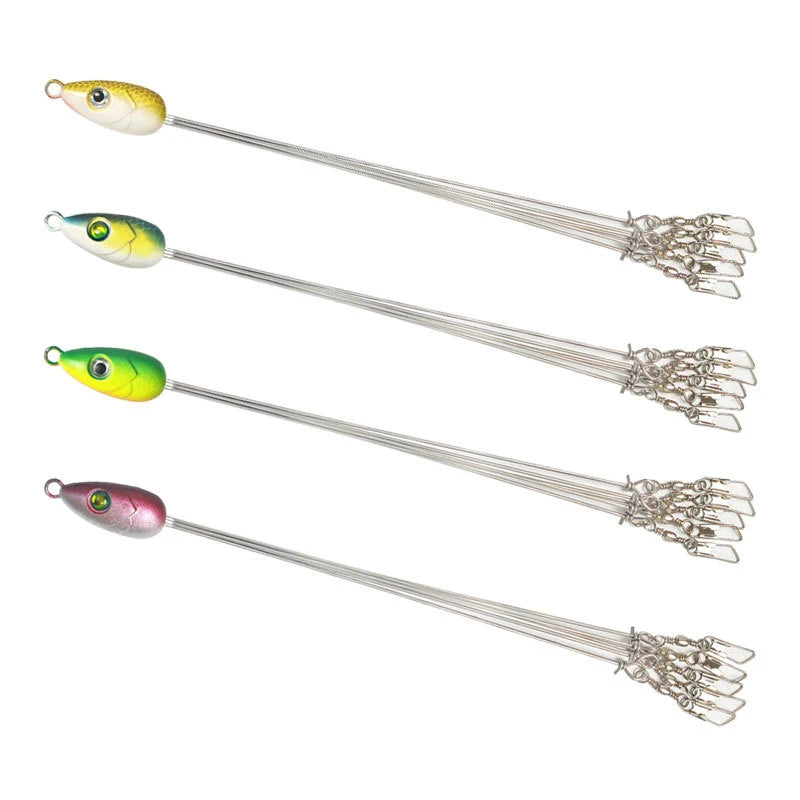 TAKEDO  BZ02 10.5g 20.5cm Alabama Umbrella Fishing Rig Lure Fishing Lure Stainless Snap Swivel Spinner Artifical Fishing Lure