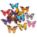 10pcs/lot 21x15mm Colorful Butterfly Charms Pendant Enamel Metal Small Charms Necklace Bracelet DIY Jewelry Making Accessories MegaBDM