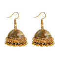 Ethnic Zinc Alloy Vintage Indian Jhumka Small Bells Tassel Drop Earrings for Women Gypsy Jewelry Gift