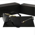 Luxury Brand Designer Classic Retro High Quality Sports Polarized Sunglasses Men Double Bridge Driving Sun Glasses Custom Logo