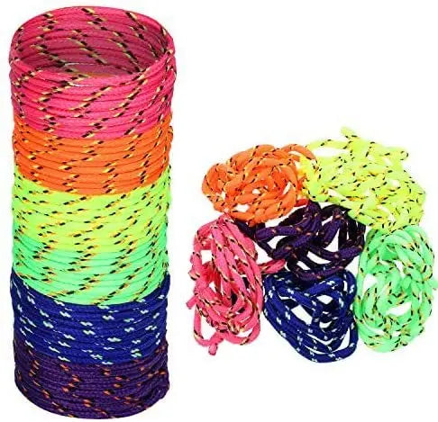 Wholesale Kids Teens Friendship Bracelets Handmade Braided Adjustable Bracelet Neon Colorful Rope Bracelet