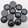 Huiying New Loos gemstone stone round blue sand stone 25mm cabochon crystal jewelry Crafts