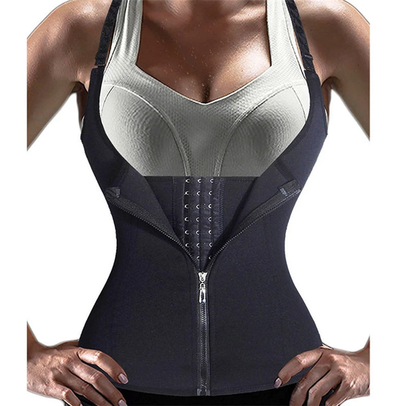 Best Selling Comfortable Women Waist Trainer Adjustable Body Shaper Corset Sauna Vest