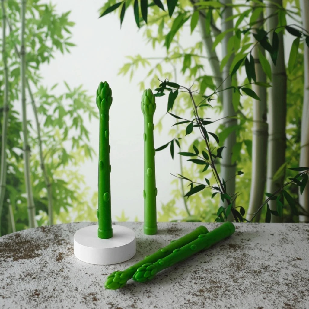 J-5241 3D Asparagus Bamboo Shoots Silicone Mold for Candle Making Diy Aromatherapy Candle Resin Moulds Home Decor Spring Gifts