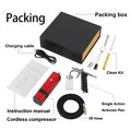 30 PSI Portable Cordless Airbrush Compressor Kit TM80S for Makeup Art Paint Nail Beauty Cake Decoration Tattoos Model Artist