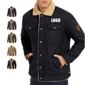 Custom Logo Wholesale Winter Bomber Jacket Black Men's Stylish Bike Riding OEM Service