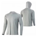 2025 New Long Sleeve Hooded Fishing Shirts Summer Quick Dry Breathable Outdoor Sports Sun Protection UPF50 Anti-Bacterial 100%