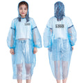 Customizable LOGO Printed Promotional Disposable RaincoatRain Poncho Adult Thickened Poncho
