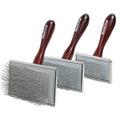 Factory Wholesale Wooden Handle Pet Needle Comb Cat Dog Grooming Brush Pet Deshedding Tool Hair Remover Comb