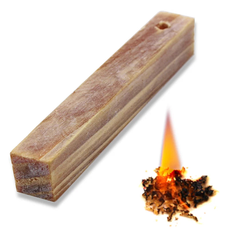 Outdoor Natural Fatwood Stick Light Fire Tinder Wood Stove Starter for Wilderness Survival and Camping