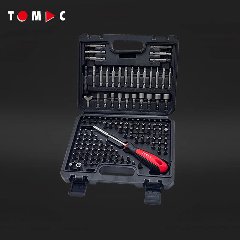 Tomac 140PCS New Design Screwdriver Set Bits&socket Professional Repair Hand Tool Sets