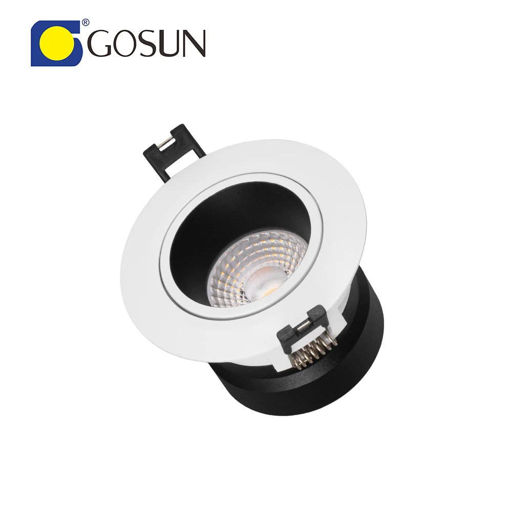 GOSUN ADL Series Downlight Anti-glare Downlight Recessed 8W LED Downlight Dimmable 2700K-7000K Ceiling Light for Office