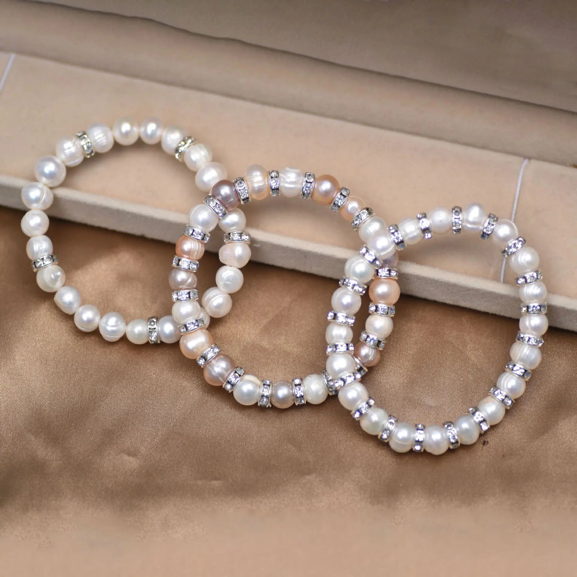 Natural Freshwater Pearl Bracelet Jewelry Bracelets Wholesale Women Jewelry Gift Party