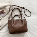 Portable Commute Women Shoulder Bags Large Capacity Handbag Ladies Fashion Tote Vintage Soft Pu Leather Underarm Bag for Female