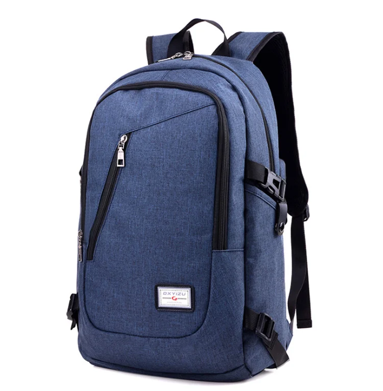 Fashion Bag Pack College Commute Custom Smart USB Charging Rucksack Anti Theft Slim Laptop Backpack