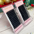 Fluffy Velvet Matte Black Eyelash Extension Private logo 0.03 0.05 0.07mm Lash Extension Trays Individual Eyelash Extensions