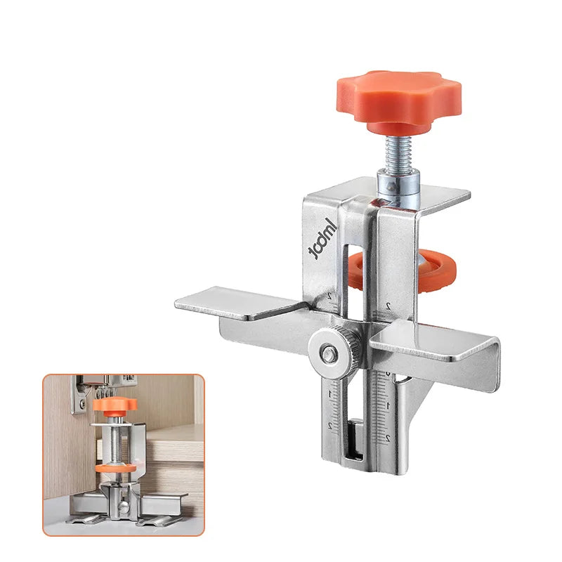 Imbot DIY Adjustable Stainless Steel Cabinet Door Installation Jig Kit Customized OEM Support for Woodworking Home Projects