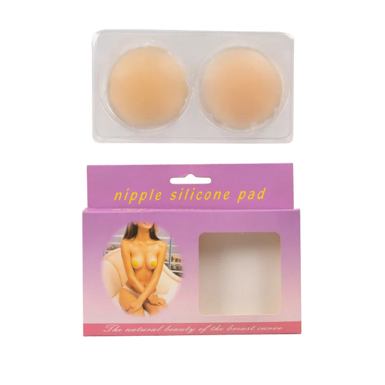 Women's Reusable Opaque Adhesive Silicone Nipple Covers Breast Petals Intimates Accessories
