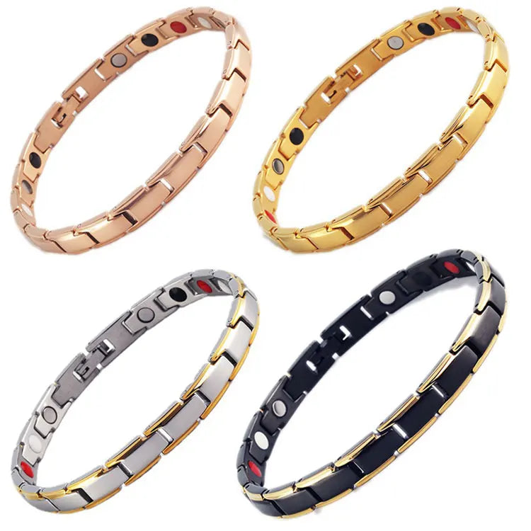 SC Hot Selling Lymph Drainage Detox Bracelet Pain Relief Magnetic Bracelets Promote Blood Circulation Magnetic Therapy Bracelet