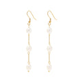 Bulk Wholesale Earrings Chain Earrings Stainless Steel Natural Freshwater Pearl Tassel Earrings