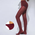 Beautiful Red Matte Velvet Pantyhose Tights Knitted Nylon Anti-Bacterial Breathable women tights