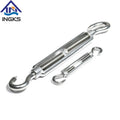 M8 M10 M12 M14 M16 US Type Heavy Industry Open Body Turnbuckle for Wire Rope Cable Stainless Steel End Hook