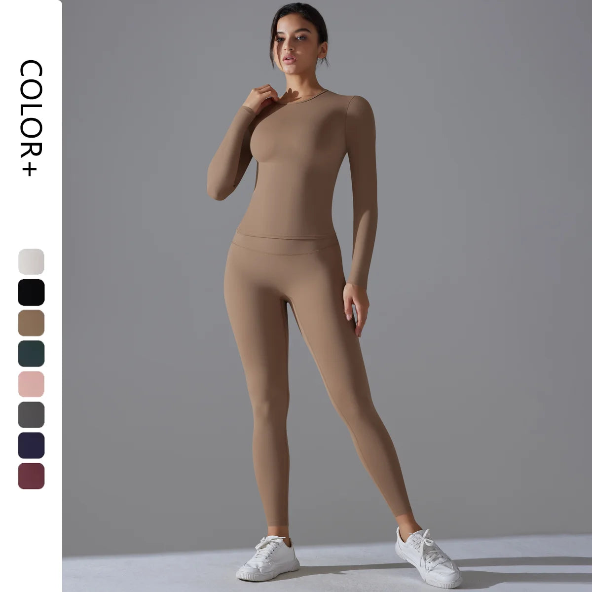 2025 Summer Women's Gym Fitness Activewear Set Breathable Lightweight Yoga Wear Sports Tops and Leggings Printed Pattern