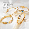 High-end Women's Non-fading Jewelry Wholesale Women's Gold-plated Titanium Steel Bracelet