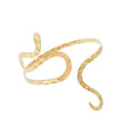 Punk New Snake Spiral Upper Arm Cuff Bangle Bracelet Twisted Wire Bangles for Men Women