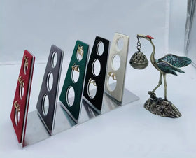 Factory OEM ODM Fashion New Design 3 Layers Earrings Display Rack Metal Hoop Earrings Jewelry Display Stand
