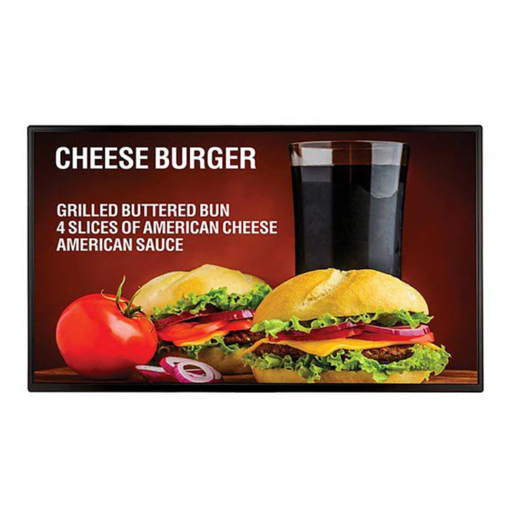 Digital Signage Restaurant Super Thin 4G Wifi Lcd Advertising Player 49 Inch 3500 Nit Ultra Bright Digital Window Display