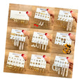 New Bulk Fashion Acrylic Pearl Crystal Gold Hoop Earrings Set Oversize Circle Butterfly Heart Flower Earring for Women