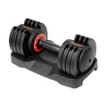Smart Twist Lock 25LB Adjustable Sport Dumbbell Set Quick Easy Fitness Home Gym Dumbbell with ABS Cover and Stand for Home Use