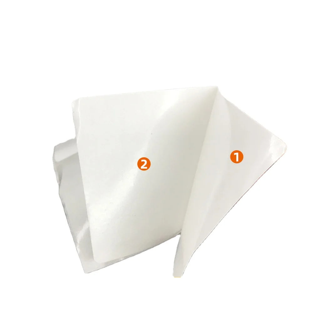 Custom Sensitive Double Layer Adhesive Packaging Barcode Thermal Transfer Label Roll Transfer Coated Paper Roll