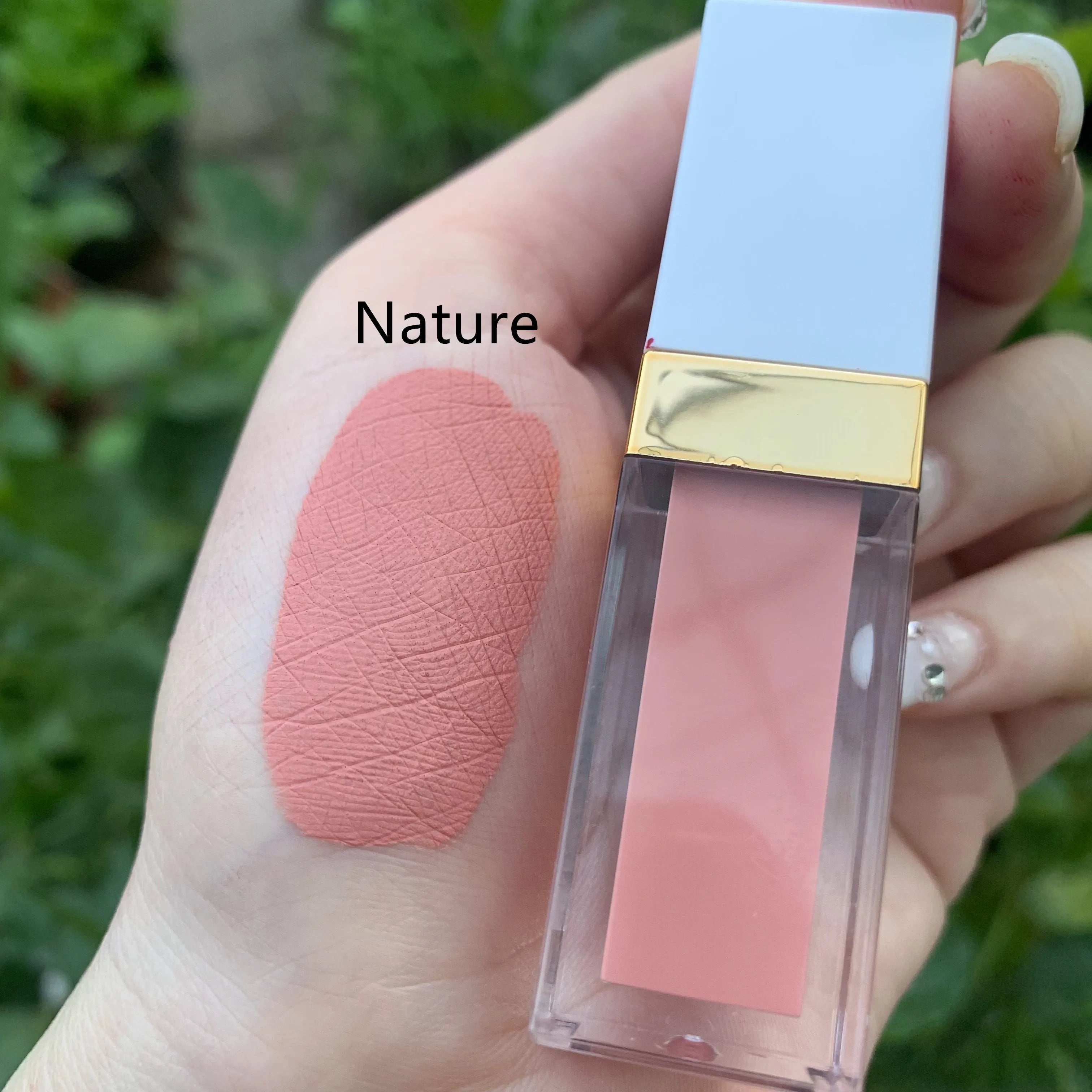 New Colors Liquid Matte Lipstick Private Logo Diamond Tube Liquid Lipstick Non-stick Cup