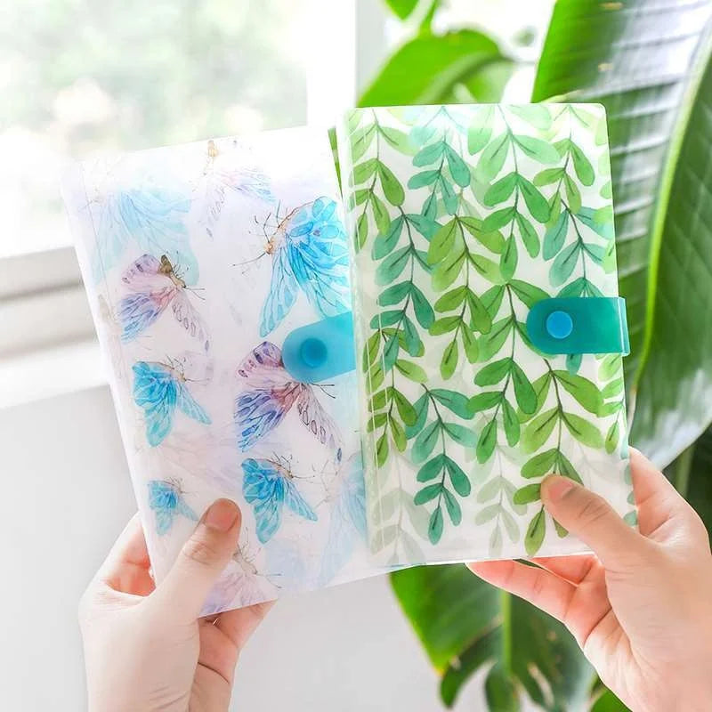 120 Slots Storage Album for Small Sticker Sorted Nail Art Sticker Book Flower Cover Holder Organizer Accessory