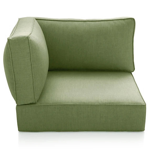 Solid Color Waterproof Custom Replacement Separable Corner Sofa Cushions with Removable Cover