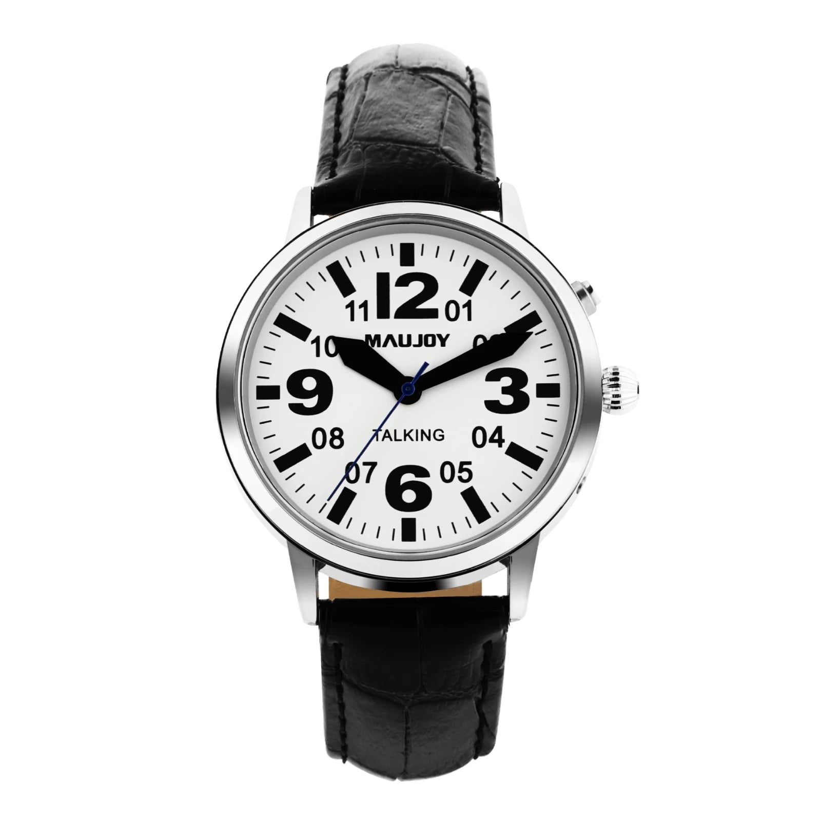 MAUJOY Talking Watch With Large Numbers and Expandable Strap for Visually Impaired Blind or Elder People