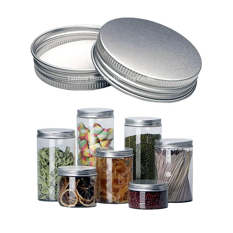 83mm 85mm  89mm Silver Aluminum Cap Bottle Cap Aluminum Lid Metal Bottle Cap for Wide Mouth Bottle