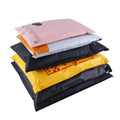 Fur-Strong Adhesive Custom Design Black Poly Mailing Envelope Shipping Bags for Clothing Shoes Socks